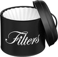 Coffee Filter Holder with Lid, Basket Storage Container by APOIMNA