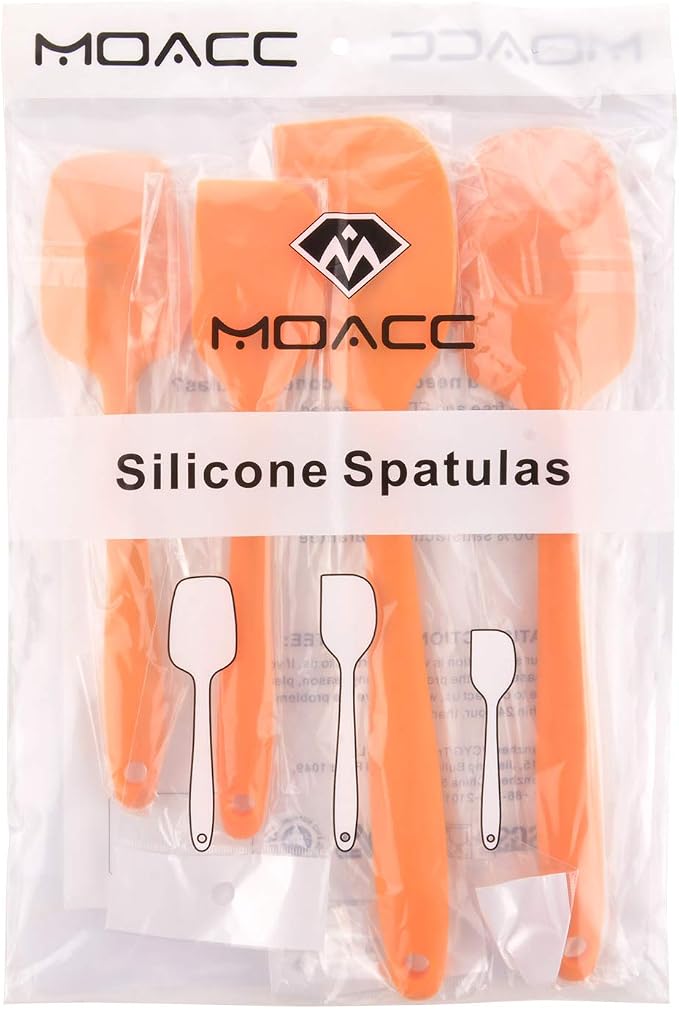 Silicone Spatulas Set, Rubber Spoon Spatula Heat Resistant Spoonula One Piece - Image 6