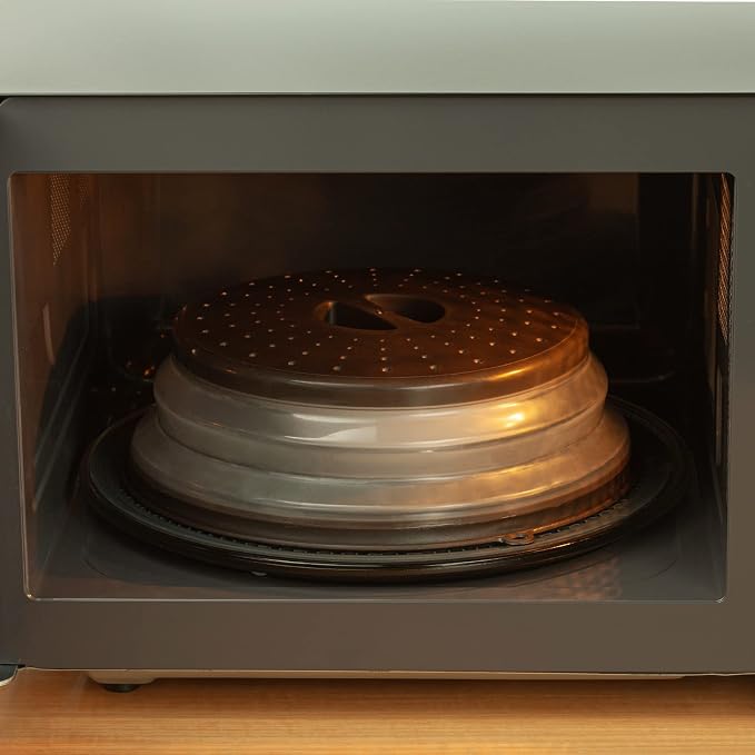 Vented Collapsible Microwave Splatter Cover - Image 3
