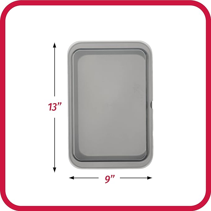 GoodCook Set of 2 Nonstick Steel 13" x 9" Cake Baking Pans - Image 7
