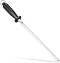 Knife Sharpener Rod, Kitchen Knives Sharpener Carbon Steel Professional Knife by FANERFUN