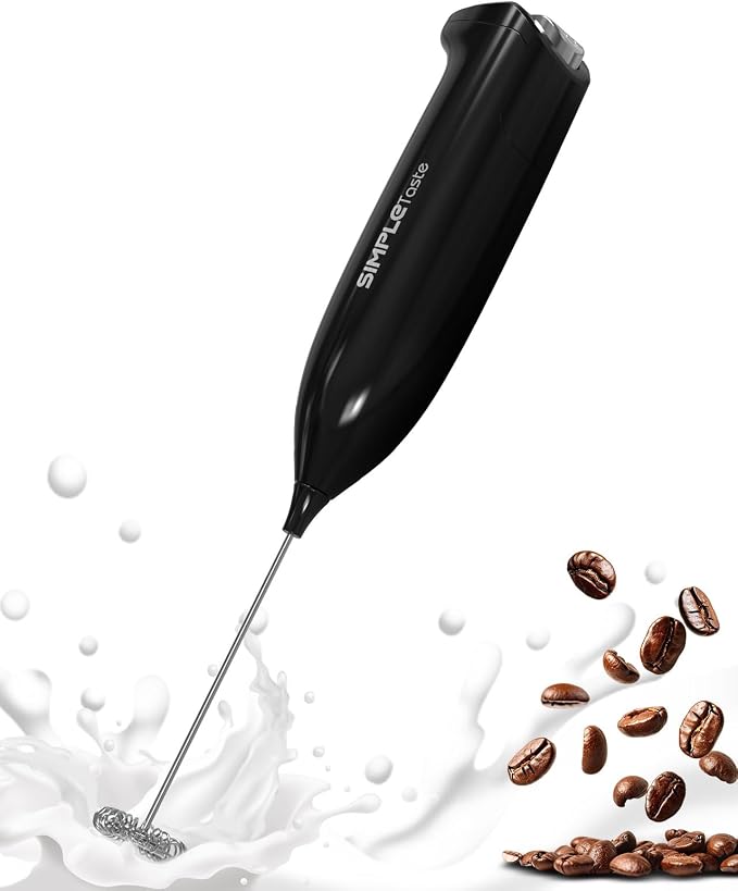 SIMPLETASTE Milk Frother Handheld Electric Foam Maker, Drink Mixer by SIMPLETaste