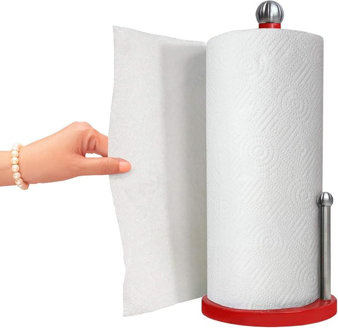 Blue Donuts Paper Towel Holder Countertop - Image 4