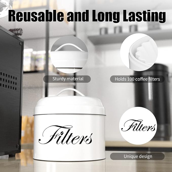 Coffee Filter Holder, Basket Storage Container - Image 4
