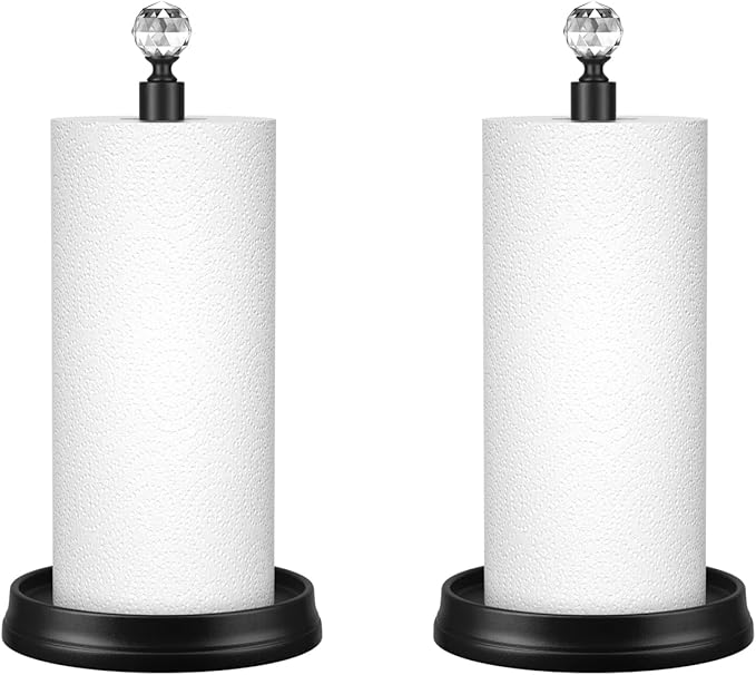 KASUNTO Paper Towel Holder, Steel Paper Towel Holder Countertop by Kasunto