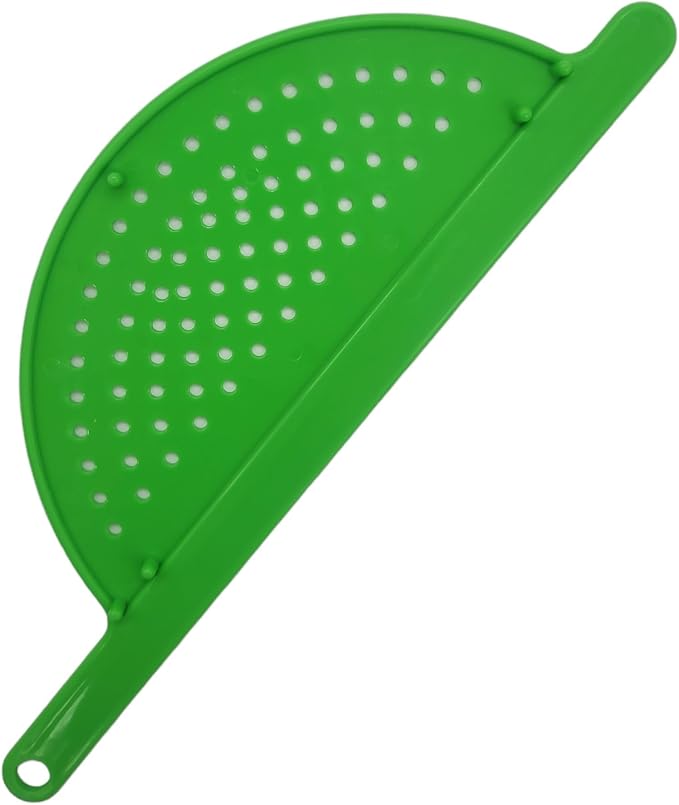 Handy Housewares Handheld Plastic Pot Drainer, Noodle & Pasta Strainer - Image 2