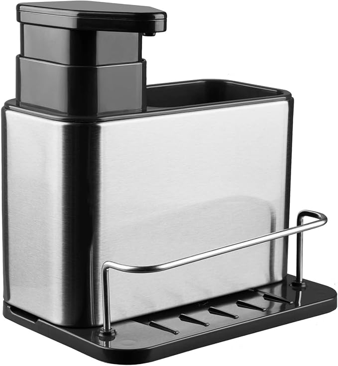 RedCall Soap Dispenser for Kitchen Sink, 3-in-1 Sponge Holder for Kitchen Sink - Image 7