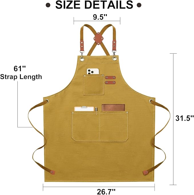 ZOMAO Chef Apron for Women Men - Image 7