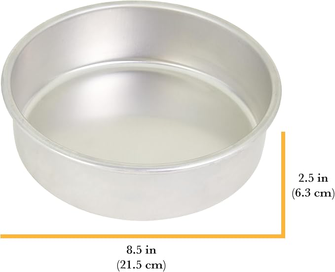 Chicago Metallic Recycled Aluminum 8 inch Round Cake Pan - Image 2