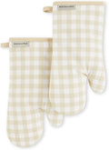 KitchenAid Gingham Oven Mitt 2-Pack Set by KitchenAid