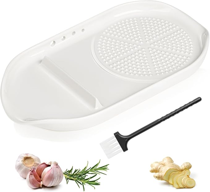 WhiteRhino 4 in 1 Ceramic Garlic Grater by WhiteRhino