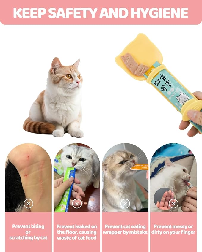 5 PCS Cat Food Can Covers Lids Set, Silicone Pet Food Can Lids - Image 5
