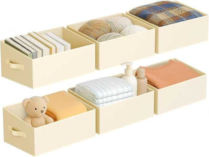 DIMJ Closet Storage Bins 6 Pack by DiMJ