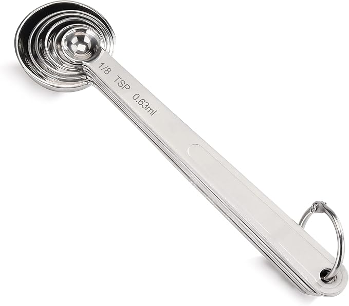 New Star Foodservice 43112 Stainless Steel 18/8 Measuring Spoons - Image 2