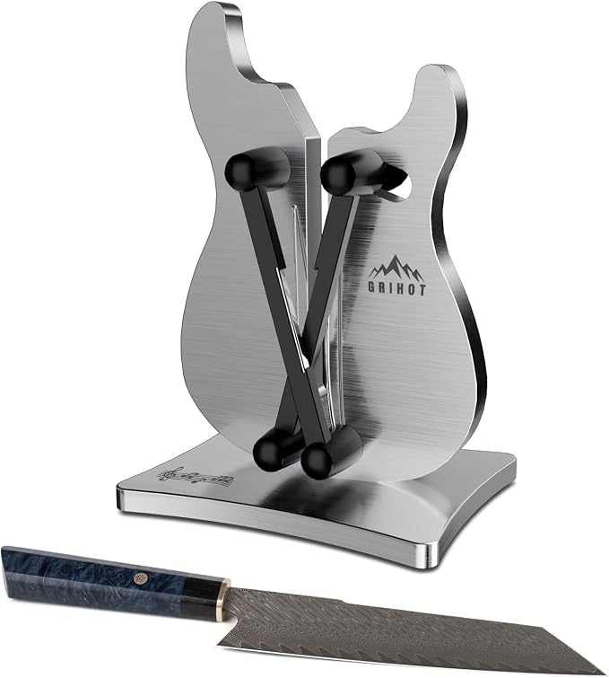 VQ-5 Professional Knife Sharpener | 3-Action Streamlined Guitar Design by Grihot