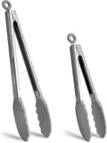 Tongs for Cooking, 600ºF High Heat-Resistant Stainless Steel Kitchen Tongs by EEKEDO