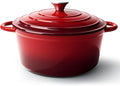 4.5 Quart Dutch Oven Pot with Lid, Non Stick Enameled Cast Iron Dutch Oven by Fijinhom