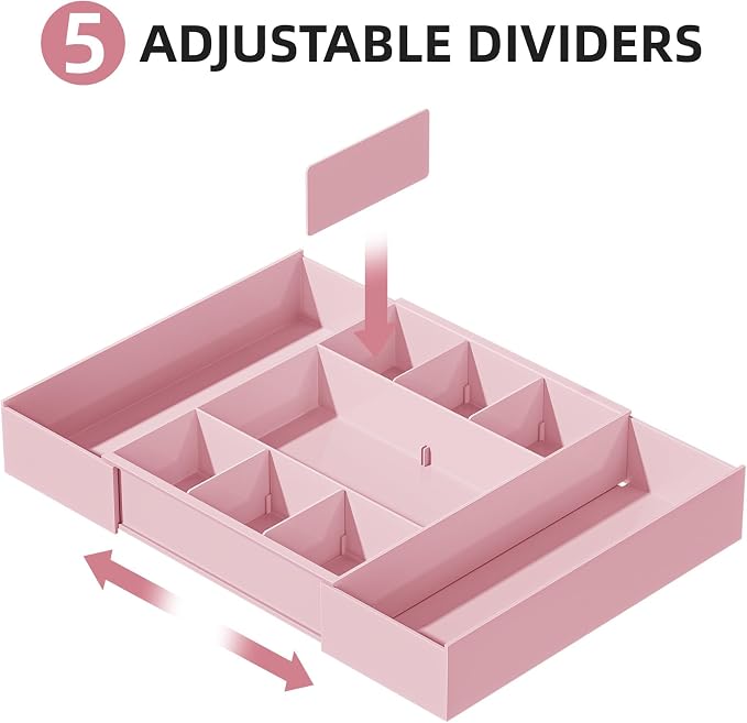 Marbrasse Expandable Desk Drawer Organizer, Desk Organizers and Accessories - Image 5