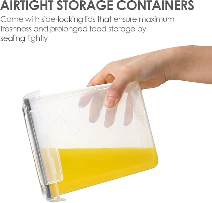 Vtopmart 32pcs Airtight Food Storage Containers Set, BPA Free Plastic Kitchen - Image 3