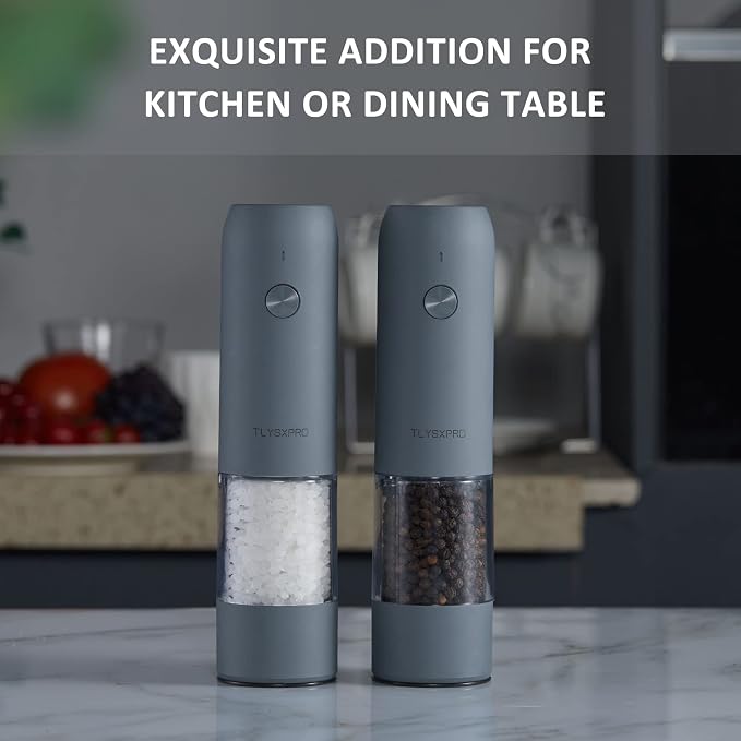 TLYSXPRO Electric Salt and Pepper Grinder Set - Image 7