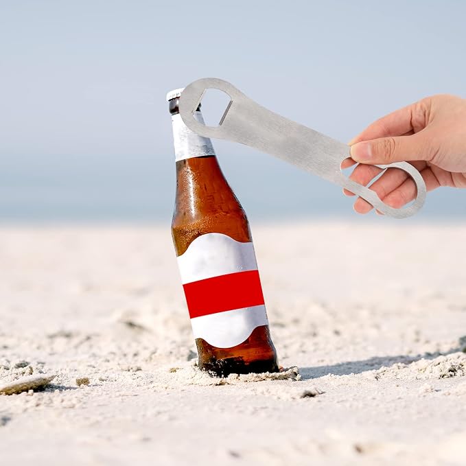 2 Pcs V Rod Bottle Opener Bartender, Pour Spout Removers Double Ended Flat - Image 6