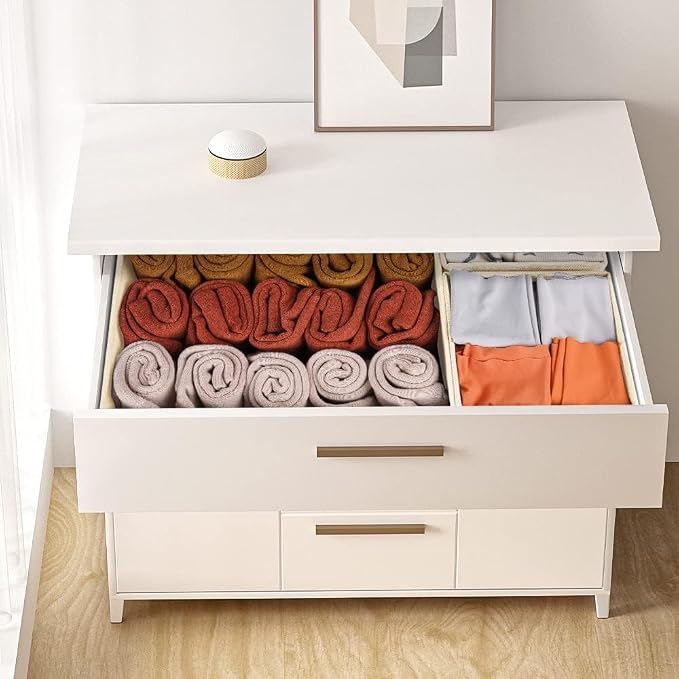 Criusia Drawer Organizer Clothes, 24 Pack Dresser Organizer Bins - Image 6