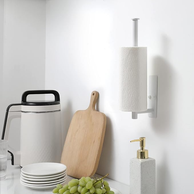theaoo White Paper Towel Holder - Image 3