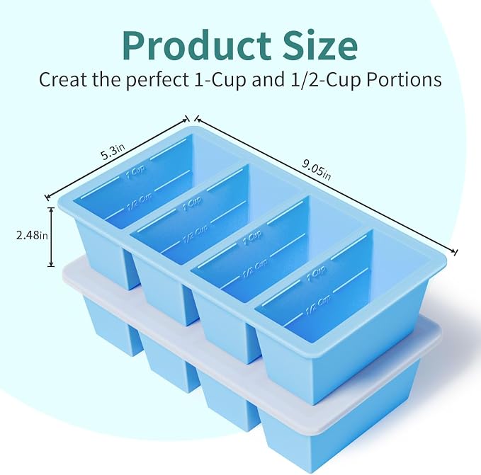Silicone Freezer Tray for Sauce Cube: Silicone Freezing Tray for Broth Sauce - Image 6
