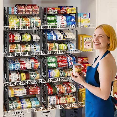 JKsmart 4-Tier Can Rack Organizer for Pantry
