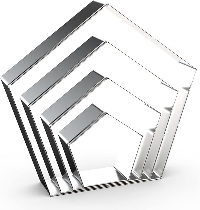 Pentagon Cookie Cutter Set Large by QAAQS