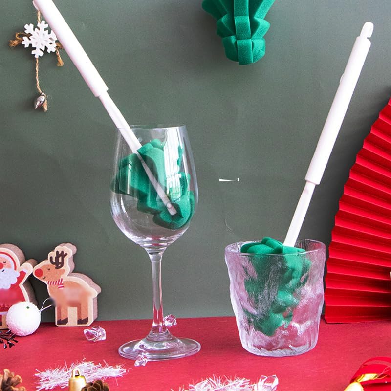 2-Piece Soft Sponge Bottle Brush Set