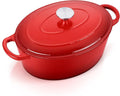 E-far 7QT Oval Dutch Oven Pot by E-far
