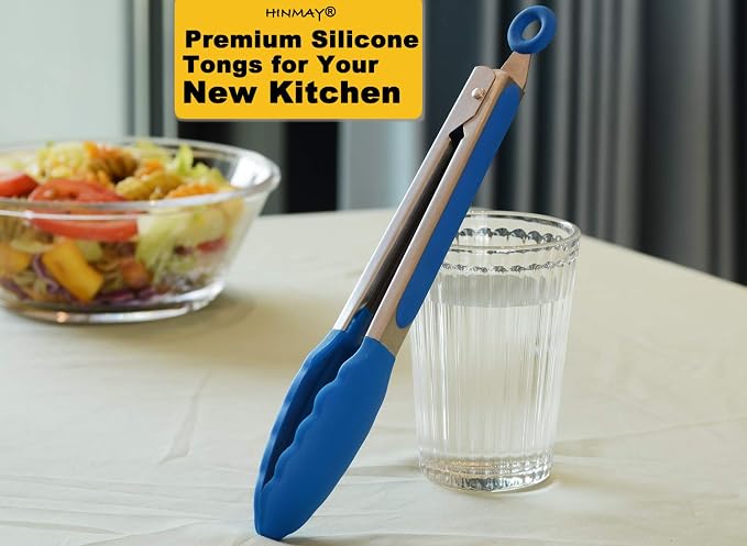 HINMAY 9-Inch Cooking Tongs - Image 5