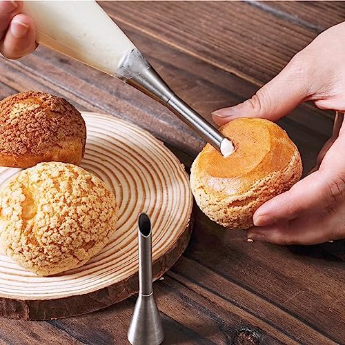 Donut Filler Injector Set, Bismark Piping Tips for Pastry Cream