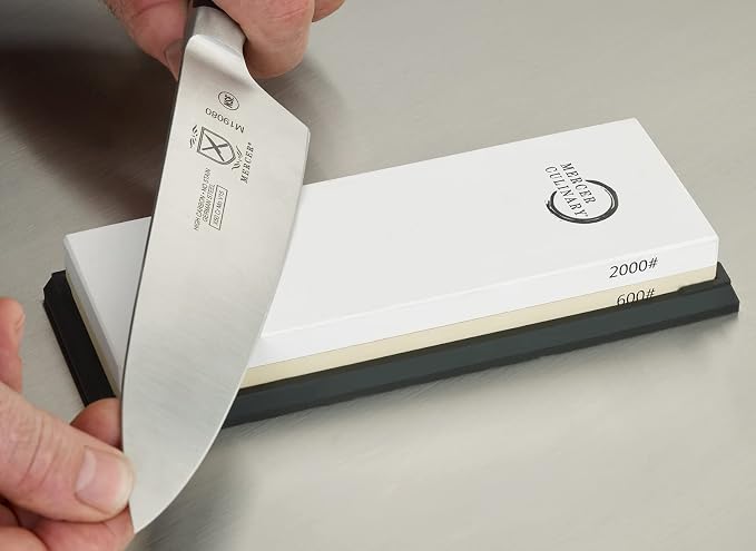 Mercer Culinary Premium Sharpening Stone 600/2000 Grit - Image 9