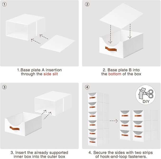 Homsorout Stackable Storage Drawers - Image 7