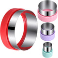4 Pcs Round Cookie Cutter Set, Stainless Steel Circle Biscuit Cutters, 4 Sizes by Unknown