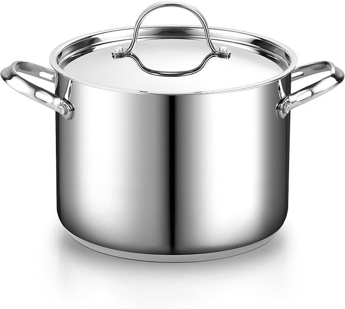 Cooks Standard 18/10 Stainless Steel Stockpot 8-Quart, Classic Deep Cooking Pot by CooksStandard