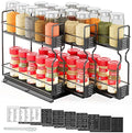 SpaceAid Pull Out Spice Rack Organizer for Cabinet, Heavy Duty Slide