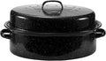 JY COOKMENT 19" Enameled Oval Roasting Pan by JYCOOKMENT