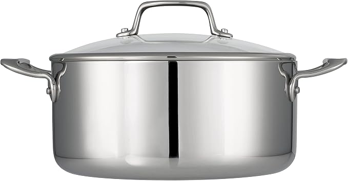 Tramontina Tri-Ply Clad Stainless Steel 5-Quart Dutch Oven Pot - Image 2
