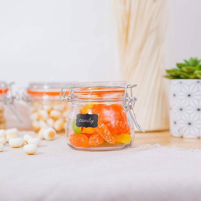 Small Glass Jars With Airtight Lids, Glass Spice Jars 5 oz, Maosn Jars With - Image 7