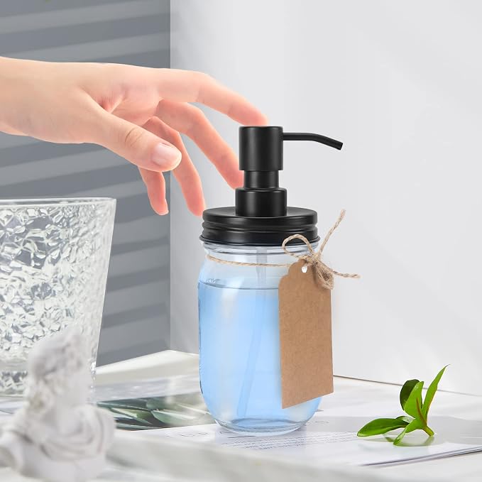 Premium Quality Mason Jar Soap Dispenser - Image 8