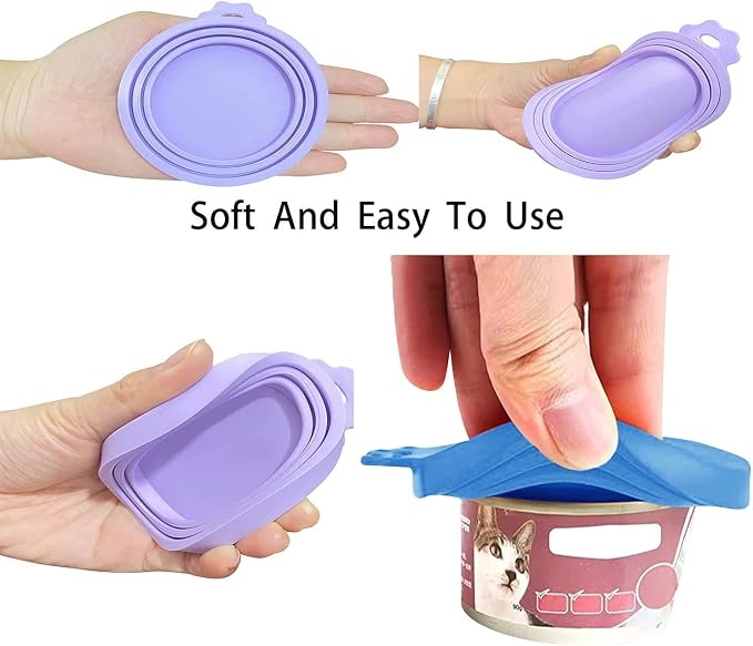 8 pack Silicone Pet Food Can Lids - Image 4
