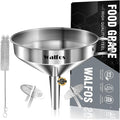 Stainless Steel Funnel, Walfos Kitchen Funnel by Walfos