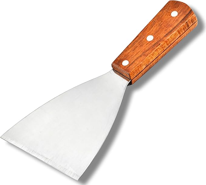 Griddle Scraper, Heavy Duty Stainless Steel Grill Scraper by Unknown
