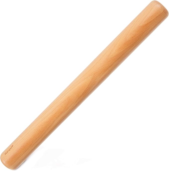 Bamber Wood Rolling Pin for Baking Wooden Rolling Dowel Stick Dough Roller for by Bamber
