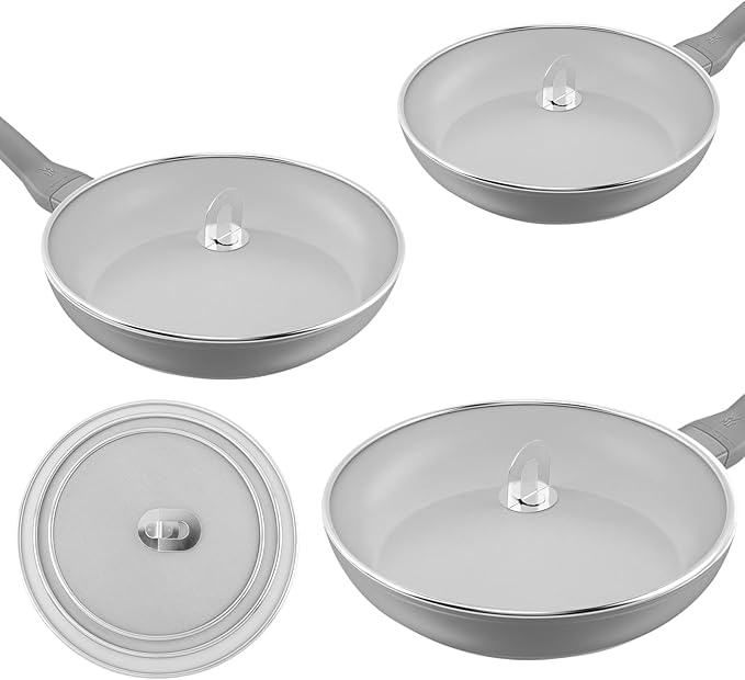 Splatter Screen for Frying Pan, 3 Pack Stainless Steel Extra-Fine Mesh Grease - Image 7