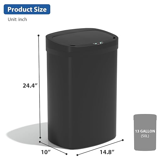 13 Gallon/50 L Kitchen Trash Can - Image 7