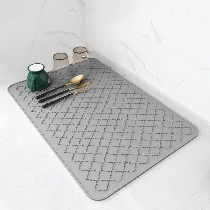 AMOAMI-Dish Drying Mats for Kitchen Counter-Silicone Dish Drying Mat-Kitchen by AMOAMI